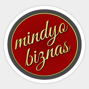 mindyo biznas #3 Sticker